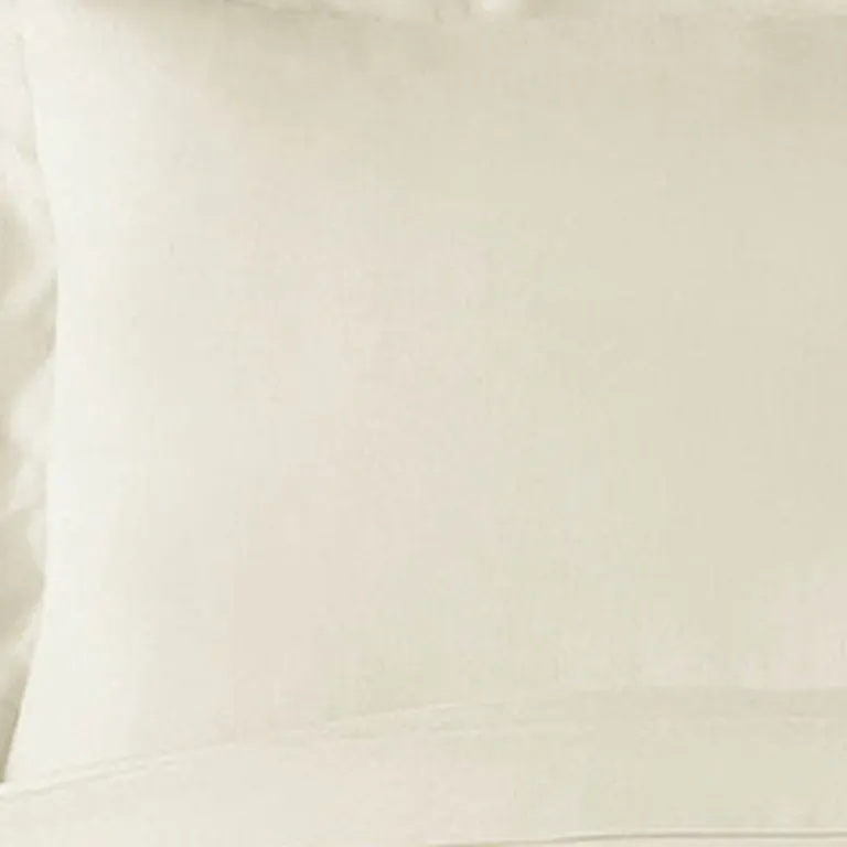 Ivory King Rayon Washable Duvet Cover Set Photo 2