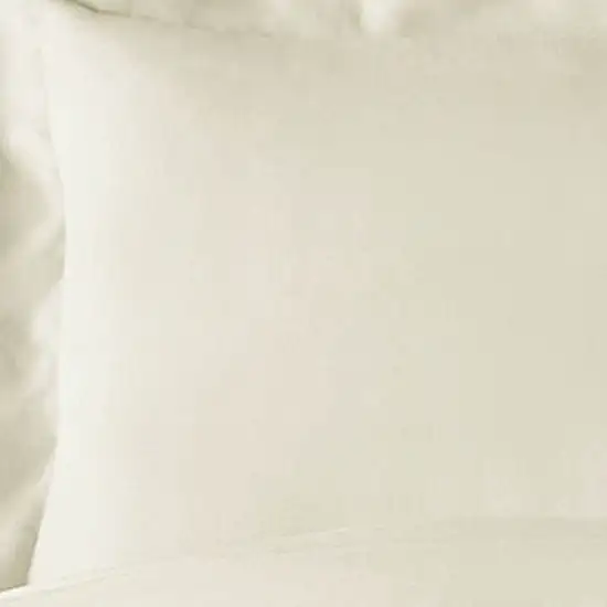 Ivory King Rayon Washable Duvet Cover Set Photo 1