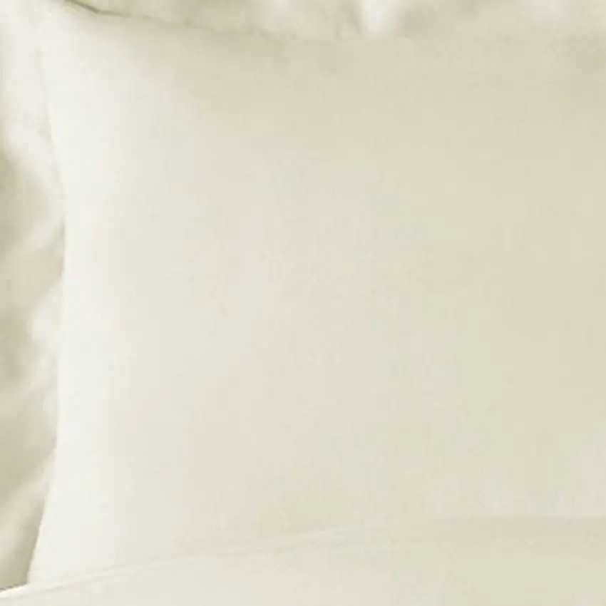 Ivory King Rayon Washable Duvet Cover Set Photo 1