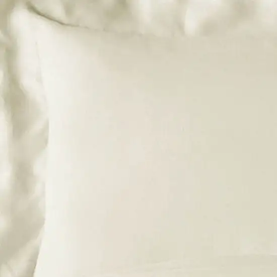 Ivory King Rayon Washable Duvet Cover Set Photo 4