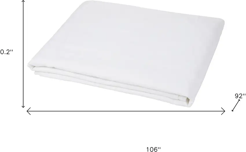 Ivory Linen Full Double Flat Sheet Photo 6