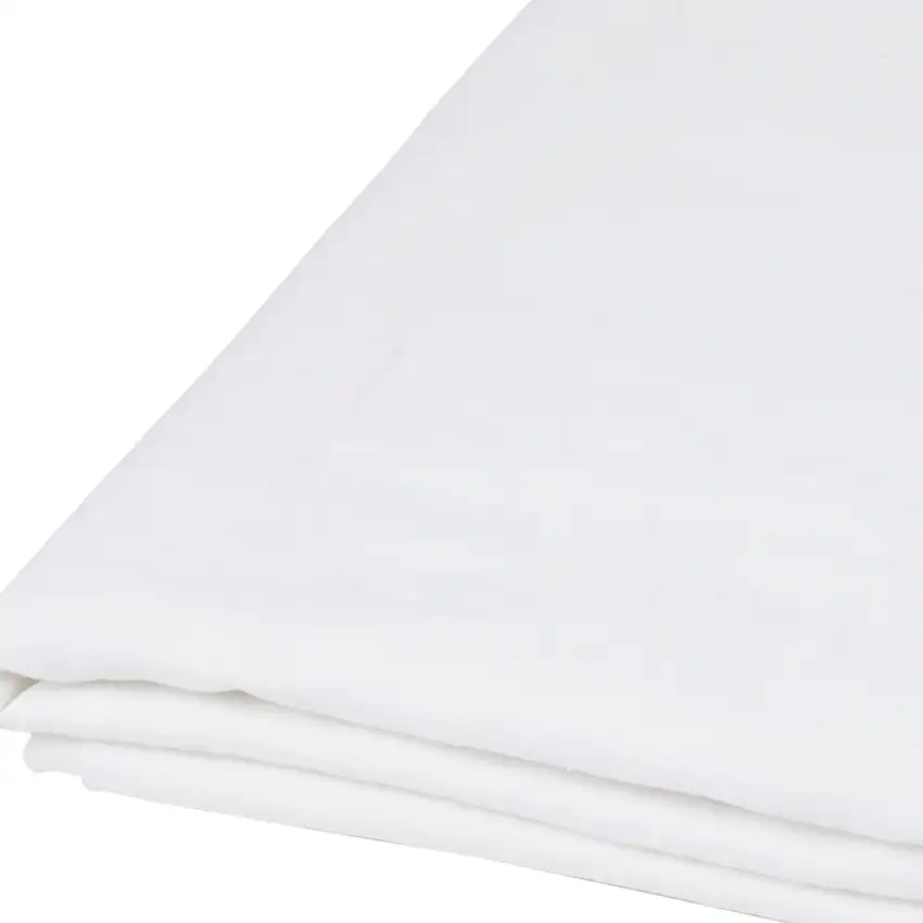 Ivory Linen Full Double Flat Sheet Photo 4