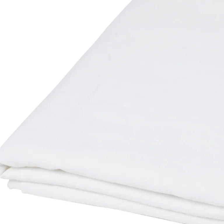 Ivory Linen King Flat Sheet Photo 4