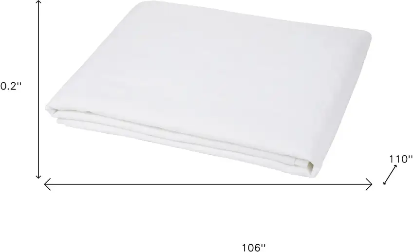 Ivory Linen King Flat Sheet Photo 6