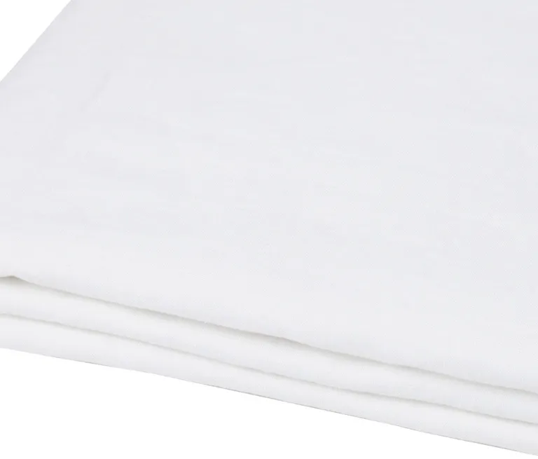 Ivory Linen Twin Flat Sheet Photo 4