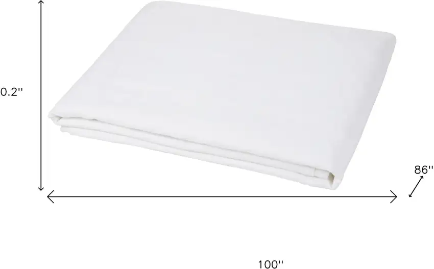 Ivory Linen Twin Flat Sheet Photo 6