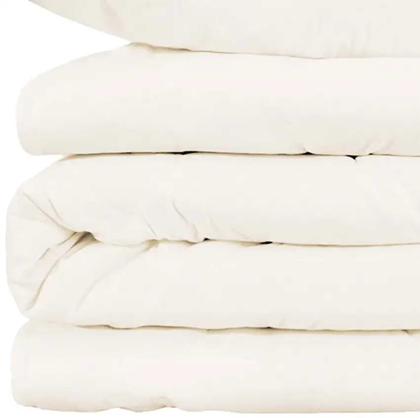 Ivory Queen Cotton Blend 1000 Thread Count Washable Duvet Cover Set Photo 5