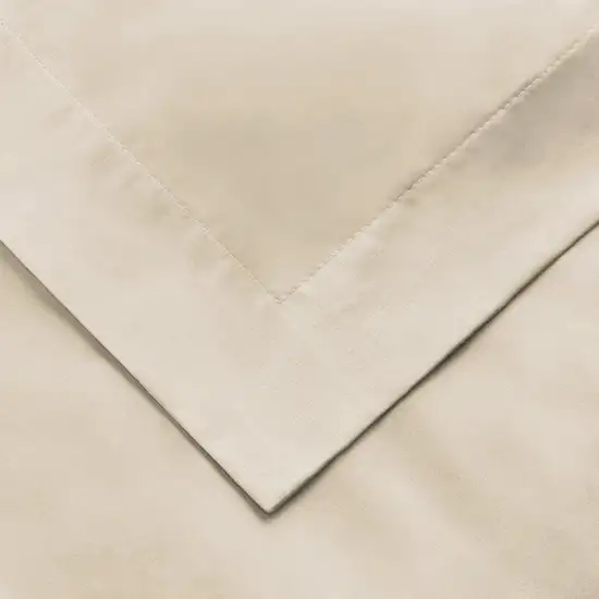 Ivory Queen Cotton Blend 650 Thread Count Washable Duvet Cover Set Photo 4