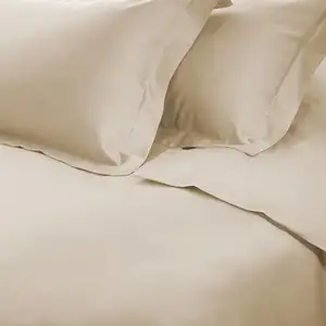 Photo of Ivory Queen Cotton Blend 650 Thread Count Washable Duvet Cover Set