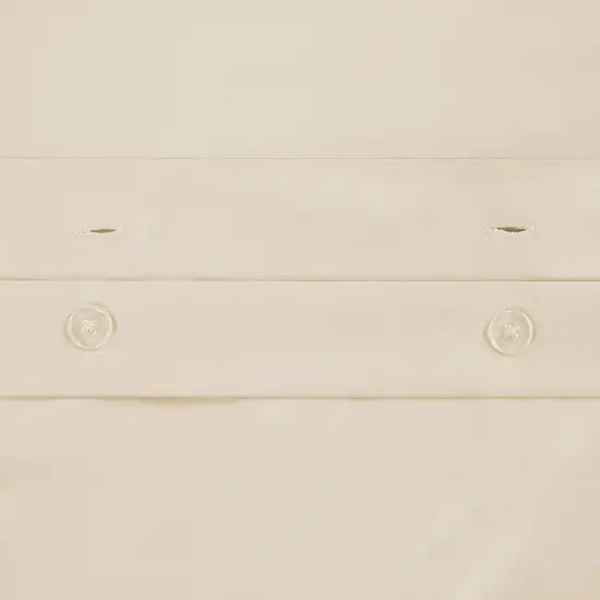Ivory Queen Cotton Blend 650 Thread Count Washable Duvet Cover Set Photo 3