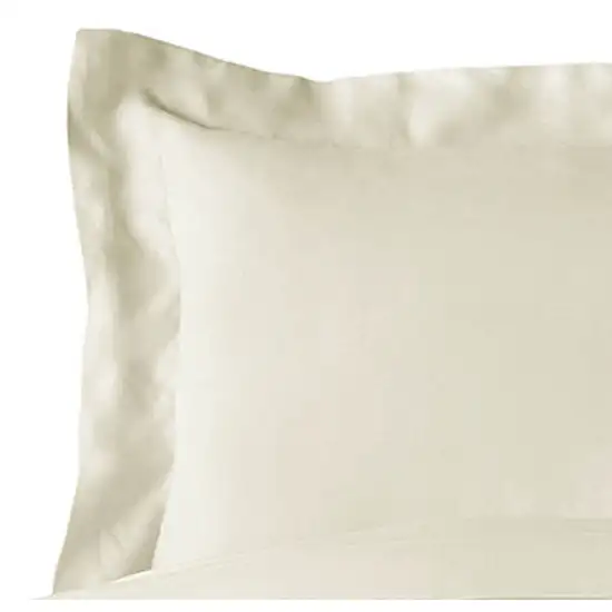 Ivory Queen Rayon Washable Duvet Cover Set Photo 1