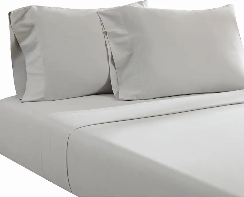 Ivy 4 Piece California King Size Cotton Sheet Set, Prewashed Photo 1