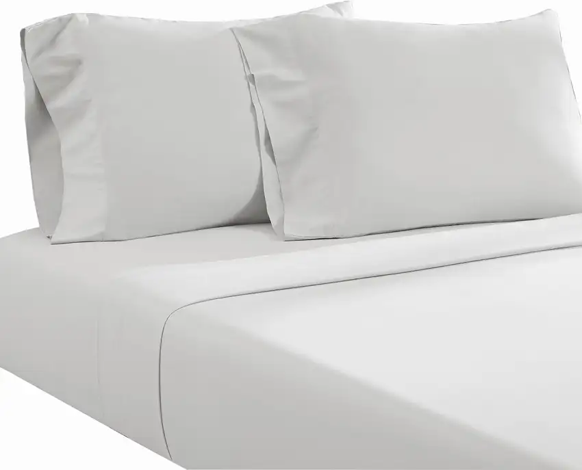 Ivy 4 Piece California King Size Soft Cotton Sheet Set, Prewashed Photo 1