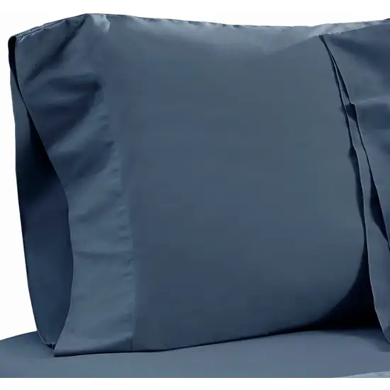 Ivy 4 Piece California King Size Soft Cotton Sheet Set, Prewashed Photo 2
