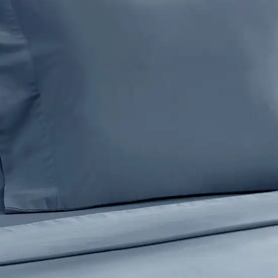 Ivy 4 Piece California King Size Soft Cotton Sheet Set, Prewashed Photo 3