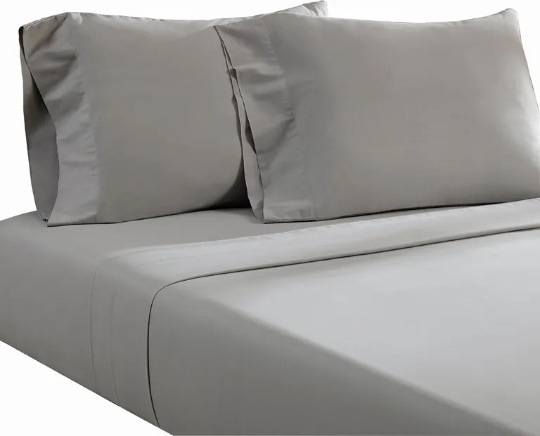 Ivy 4 Piece California King Size Soft Cotton Sheet Set, Prewashed Photo 1