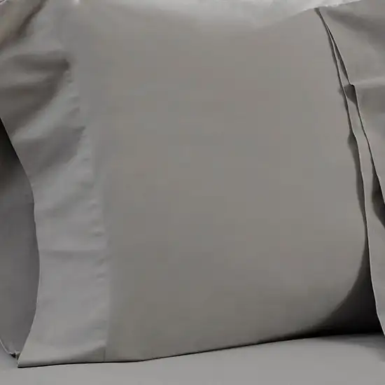 Ivy 4 Piece California King Size Soft Cotton Sheet Set, Prewashed Photo 3