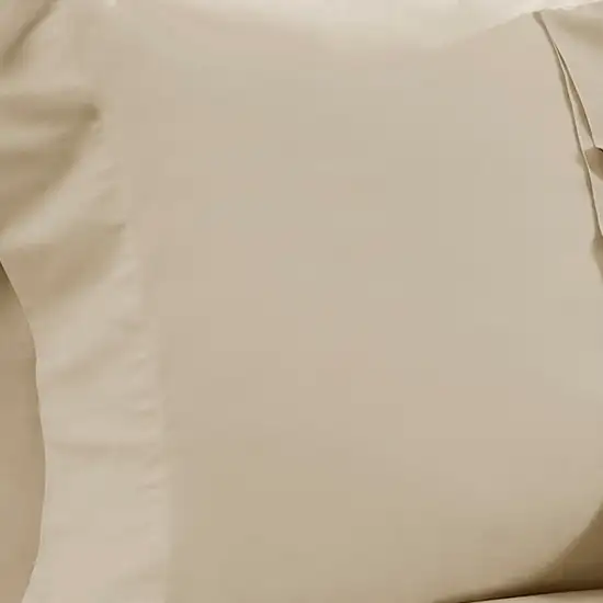 Ivy 4 Piece California King Size Soft Cotton Sheet Set, Prewashed Photo 3