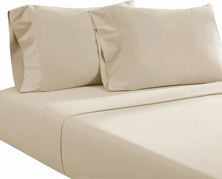 Ivy 4 Piece Full Size Cotton Ultra Soft Bed Sheet Set, Prewashed Photo 1
