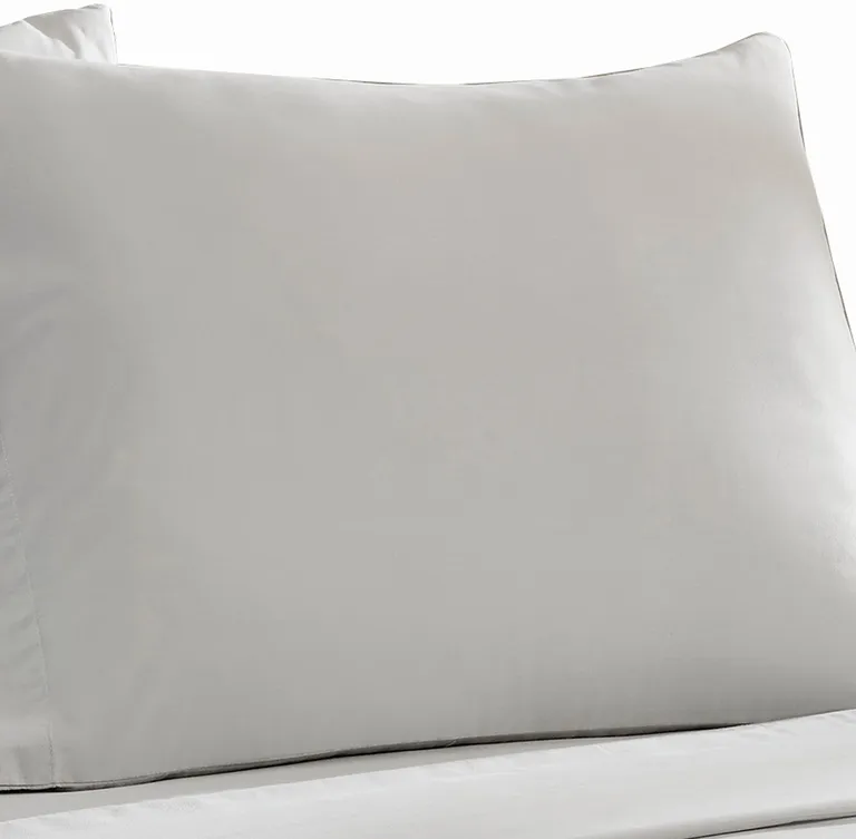 Ivy 4 Piece King Size Cotton Ultra Soft Sheet Set, Prewashed Photo 3
