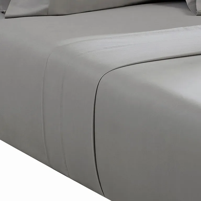 Ivy 4 Piece Queen Size Cotton Ultra Soft Sheet Set, Prewashed Photo 4