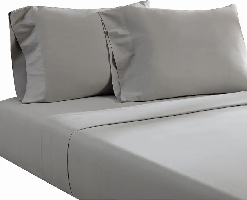 Ivy 4 Piece Queen Size Cotton Ultra Soft Sheet Set, Prewashed Photo 1