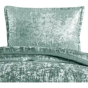 Photo of Jay 2 Piece Twin Comforter Set, Polyester Velvet Deluxe Texture