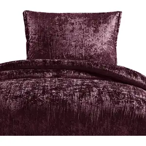 Photo of Jay 2 Piece Twin Comforter Set, Polyester Velvet Deluxe Texture
