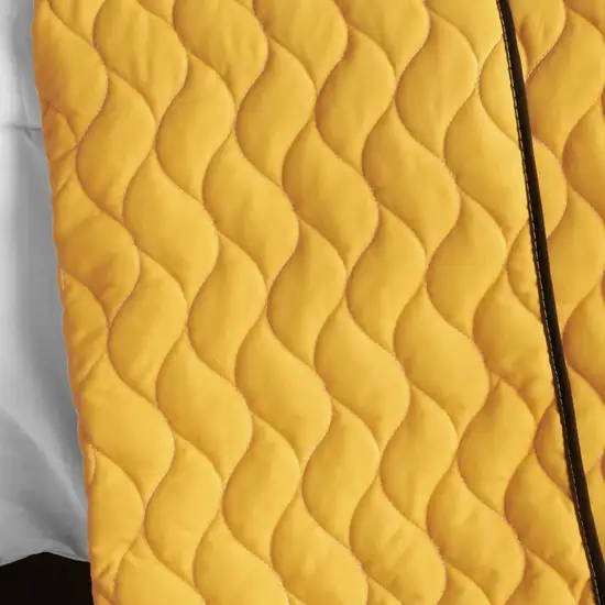 Jessie J -  Vermicelli-Quilted Patchwork Geometric Quilt Set Full/Queen Photo 3