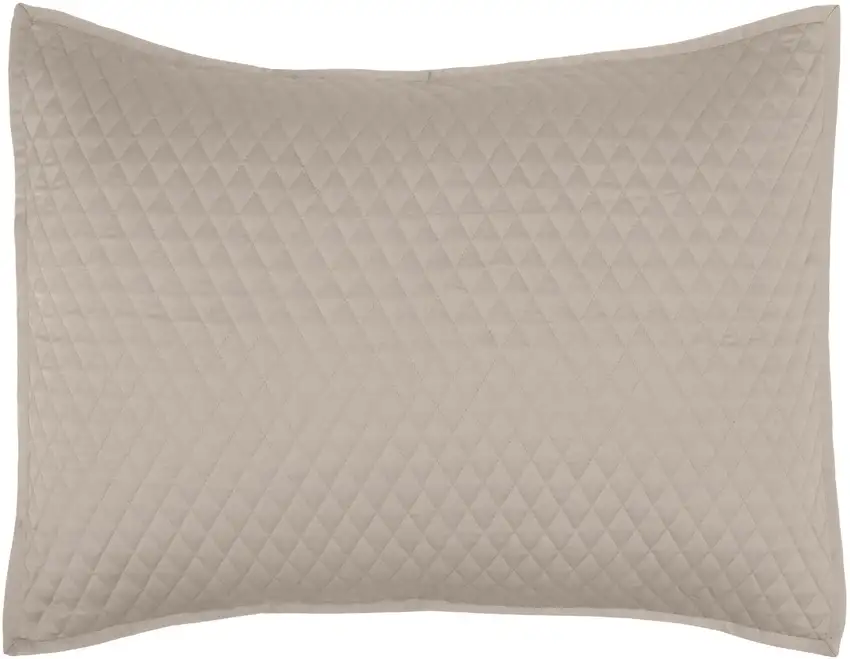 Kahn 26 Inch Hand Stitched Standard Pillow Sham, Cotton Fill, Matte Photo 1