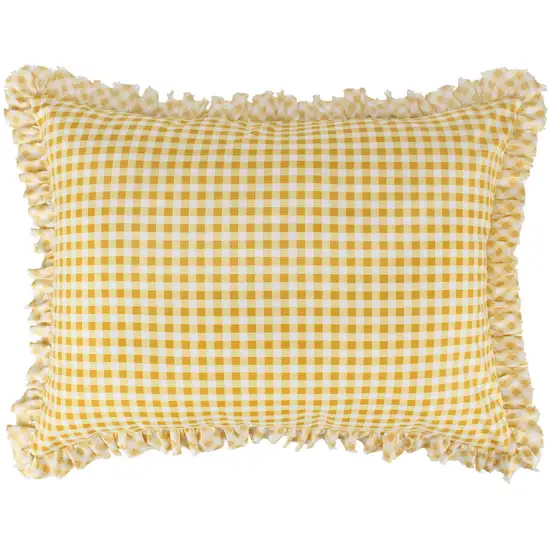 Kelsa Set of 2 Standard and King Floral Pillow Sham Set, Polyester Photo 3