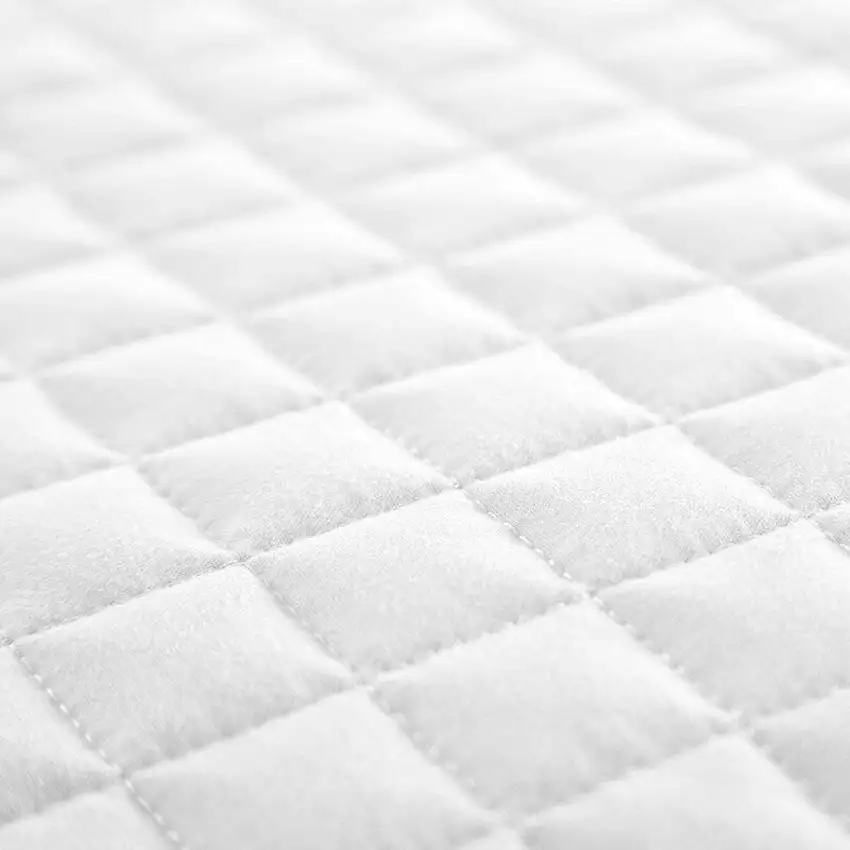 King/Cal King Lightweight White Ultra Soft 3-Piece Microfiber Quilt Set Photo 4