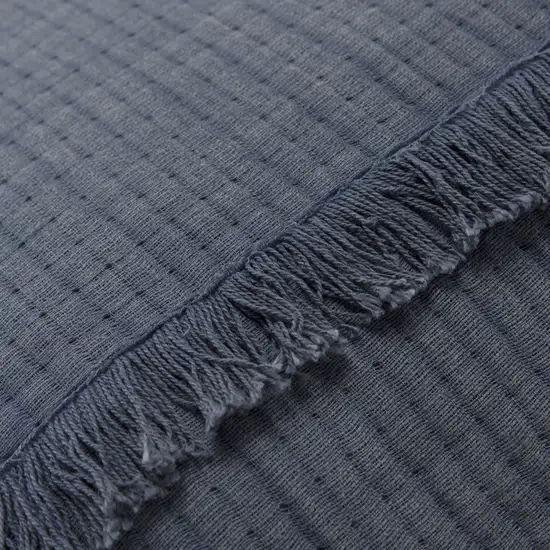 Indigo Checkered King Quilt Photo 4