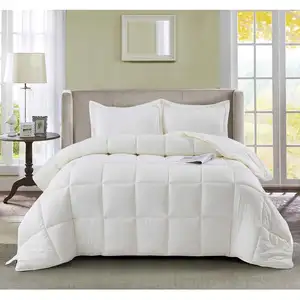 Photo of King Size Off White 3 Piece Microfiber Reversible Comforter Set