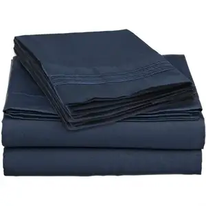 Photo of 4-Piece Wrinkle-Free Microfiber Sheet Set