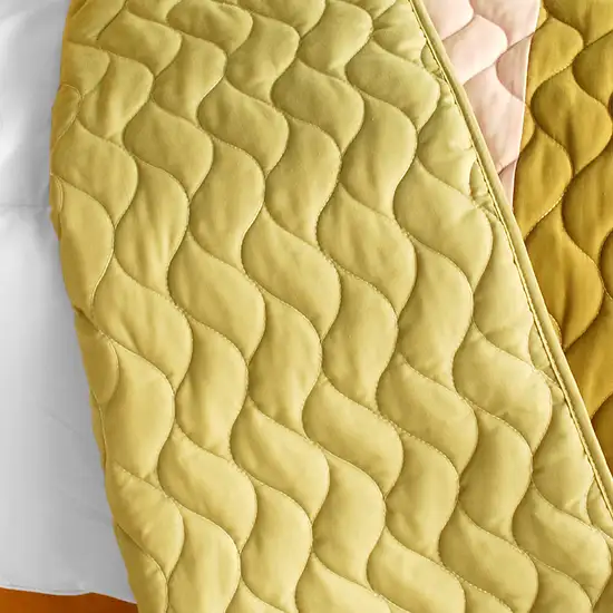 Last Winter -  3PC Vermicelli-Quilted Patchwork Quilt Set (Full/Queen Size) Photo 3