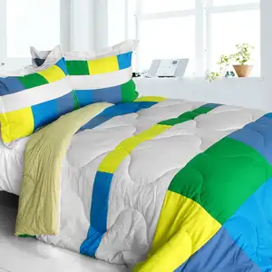Photo of Laura Dreamland - Quilted Patchwork Down Alternative Comforter Set (Twin Size)