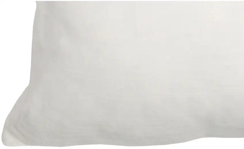 Lenz 20 X 36 Lumbar King Pillow Sham, Hand Stitched Damask Embroidery Photo 3