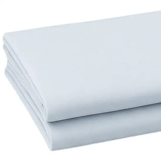 Light Blue Cotton King Pillowcases Photo 3