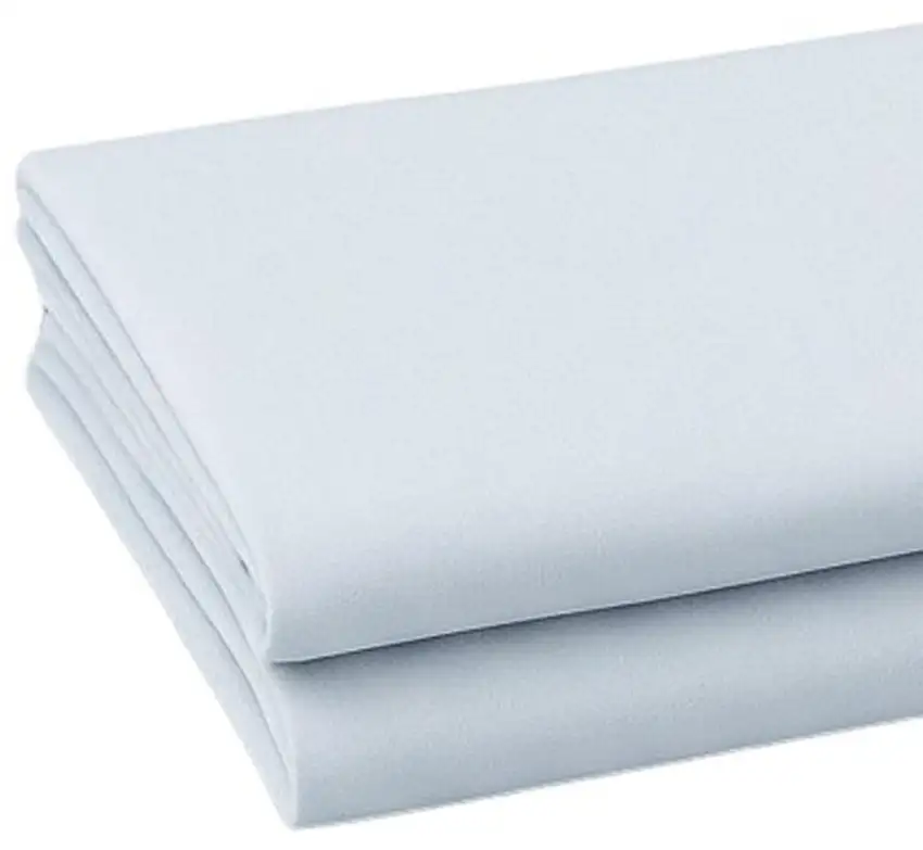 Light Blue Cotton King Pillowcases Photo 3