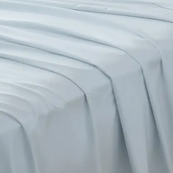 Light Blue Cotton King Pillowcases Photo 6