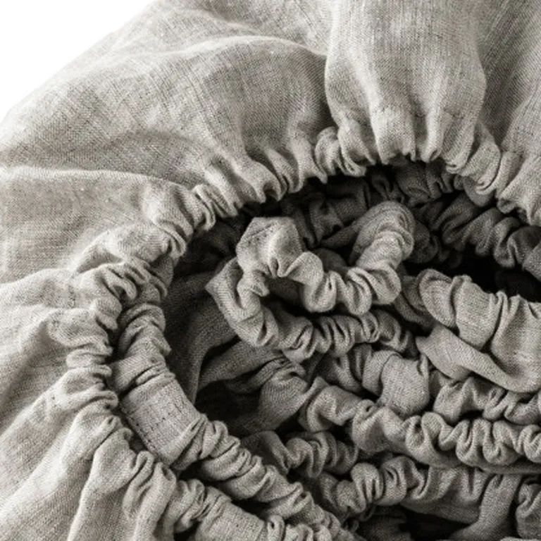 Linen California King Fitted sheet Photo 3
