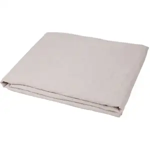 Photo of Light Gray Linen Full Double Flat Sheet