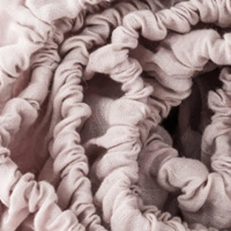 Light Pink Linen California King Fitted Sheet Photo 4