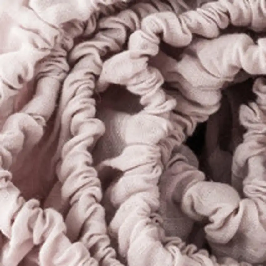 Light Pink Linen California King Fitted Sheet Photo 4