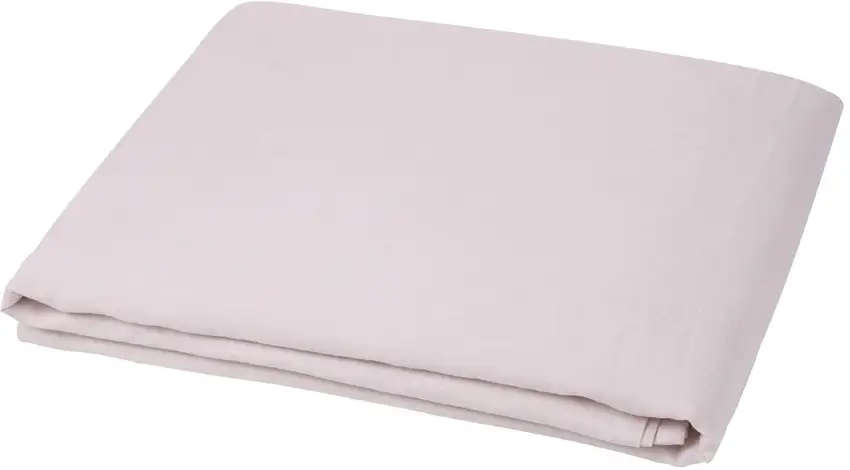 Light Pink Linen Full Double Flat Sheet Photo 1