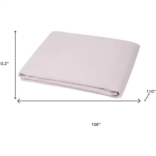 Light Pink Linen King Flat Sheet Photo 7