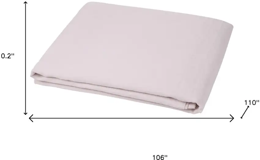 Light Pink Linen King Flat Sheet Photo 7