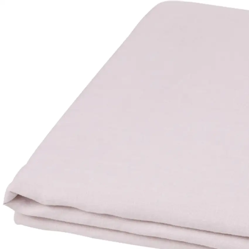 Light Pink Linen King Flat Sheet Photo 3