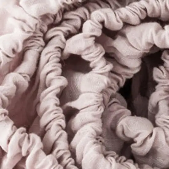 Light Pink Linen Twin Fitted Sheet Photo 4